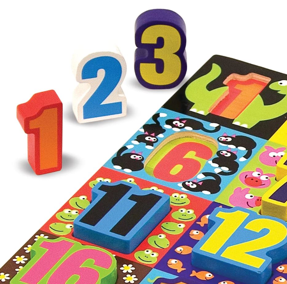 Melissa & Doug - Jumbo Numbers Chunky 20 Piece