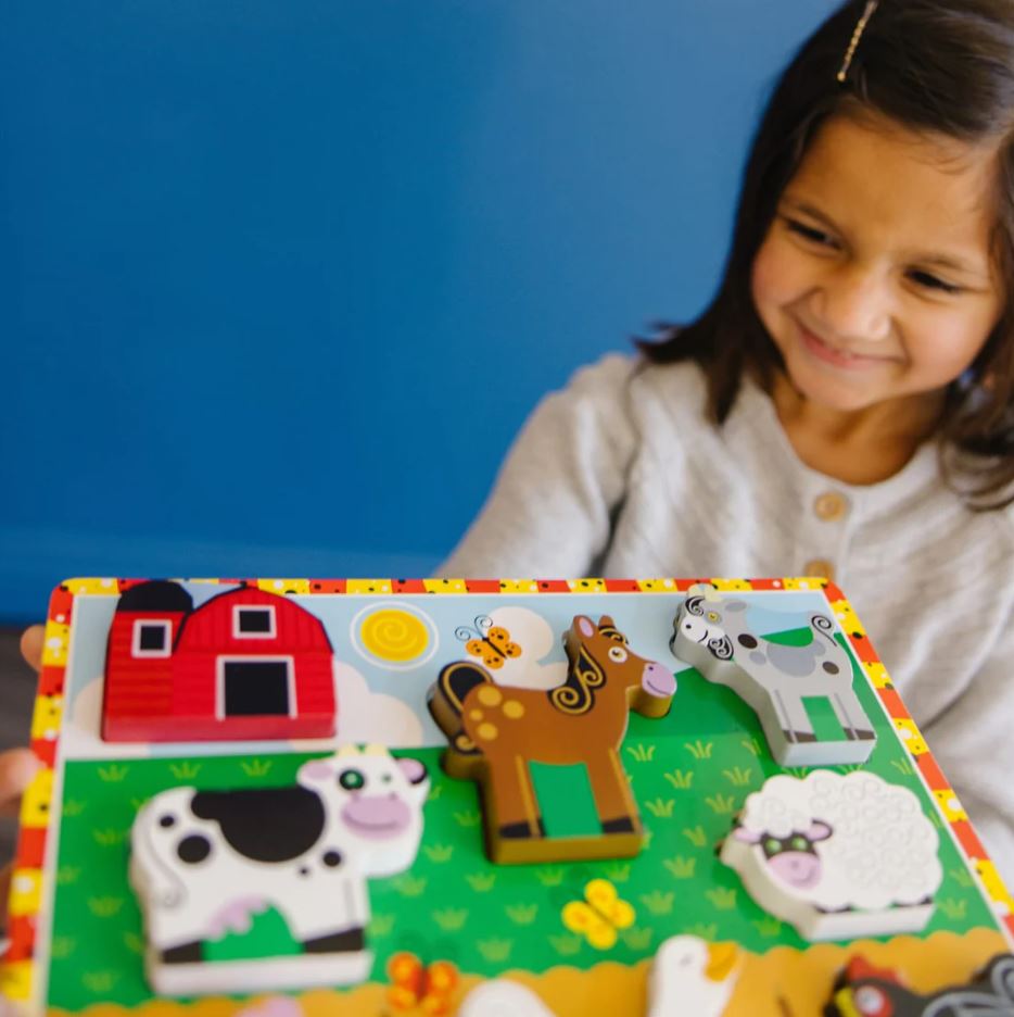 Melissa & Doug - Chunky Puzzle Farm Animals