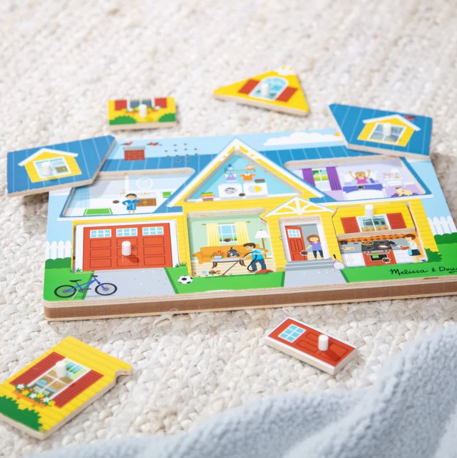Melissa & Doug - See & Hear Sound Puzzle - Around The House