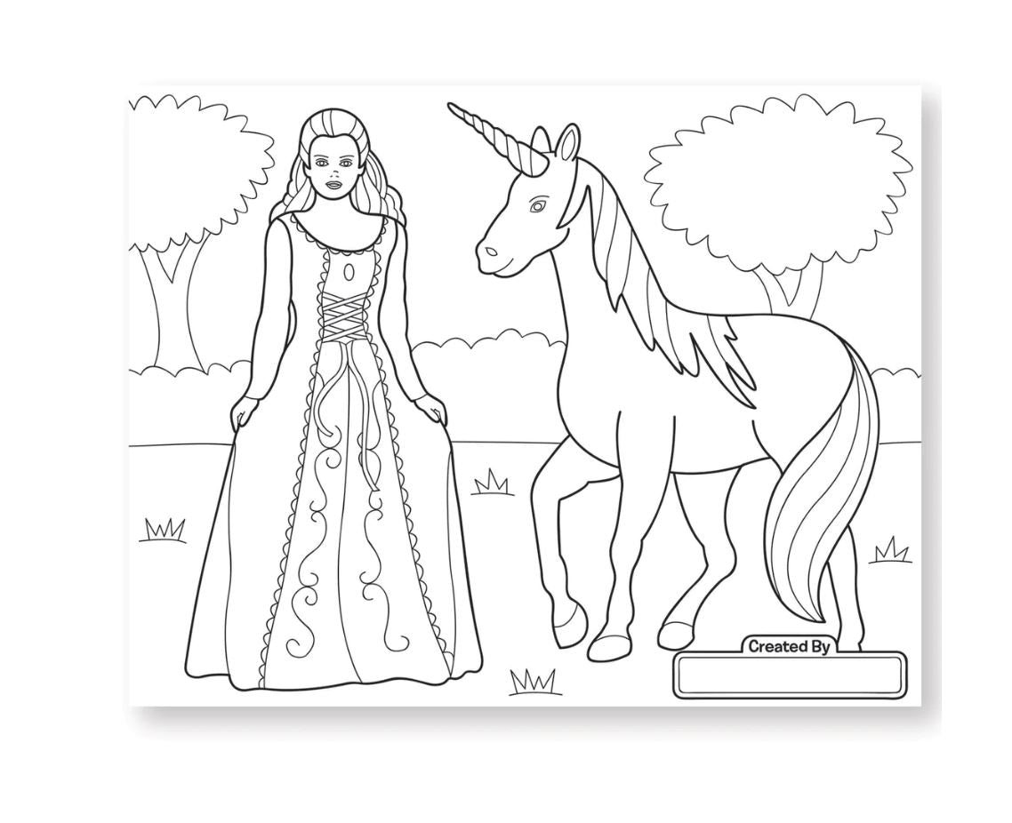 Melissa & Doug - Jumbo Colouring Pad - Pink