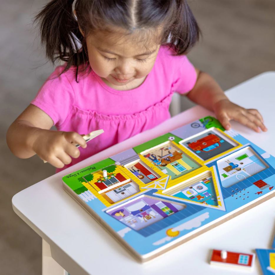 Melissa & Doug - See & Hear Sound Puzzle - Around The House