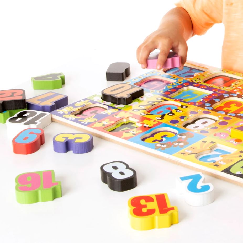 Melissa & Doug - Jumbo Numbers Chunky 20 Piece