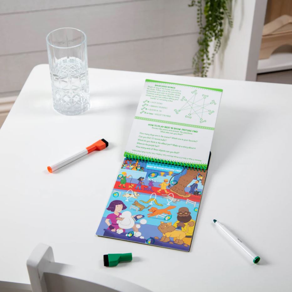 Melissa & Doug - On The Go - Wipe Off - Animal Games