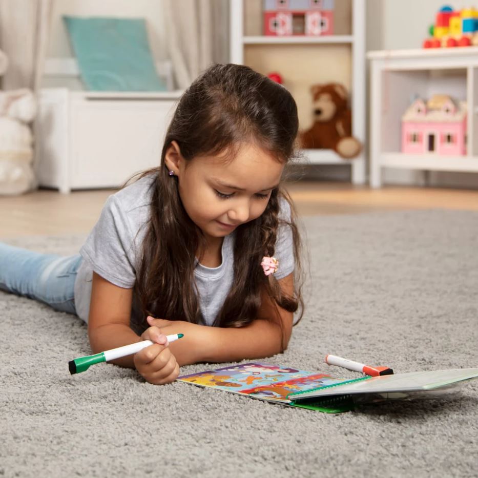 Melissa & Doug - On The Go - Wipe Off - Animal Games