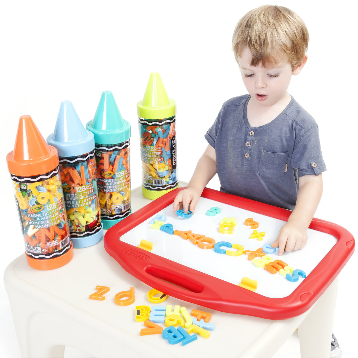 Crayola 128 Piece Magnetic Letters & Numbers Assorted Styles