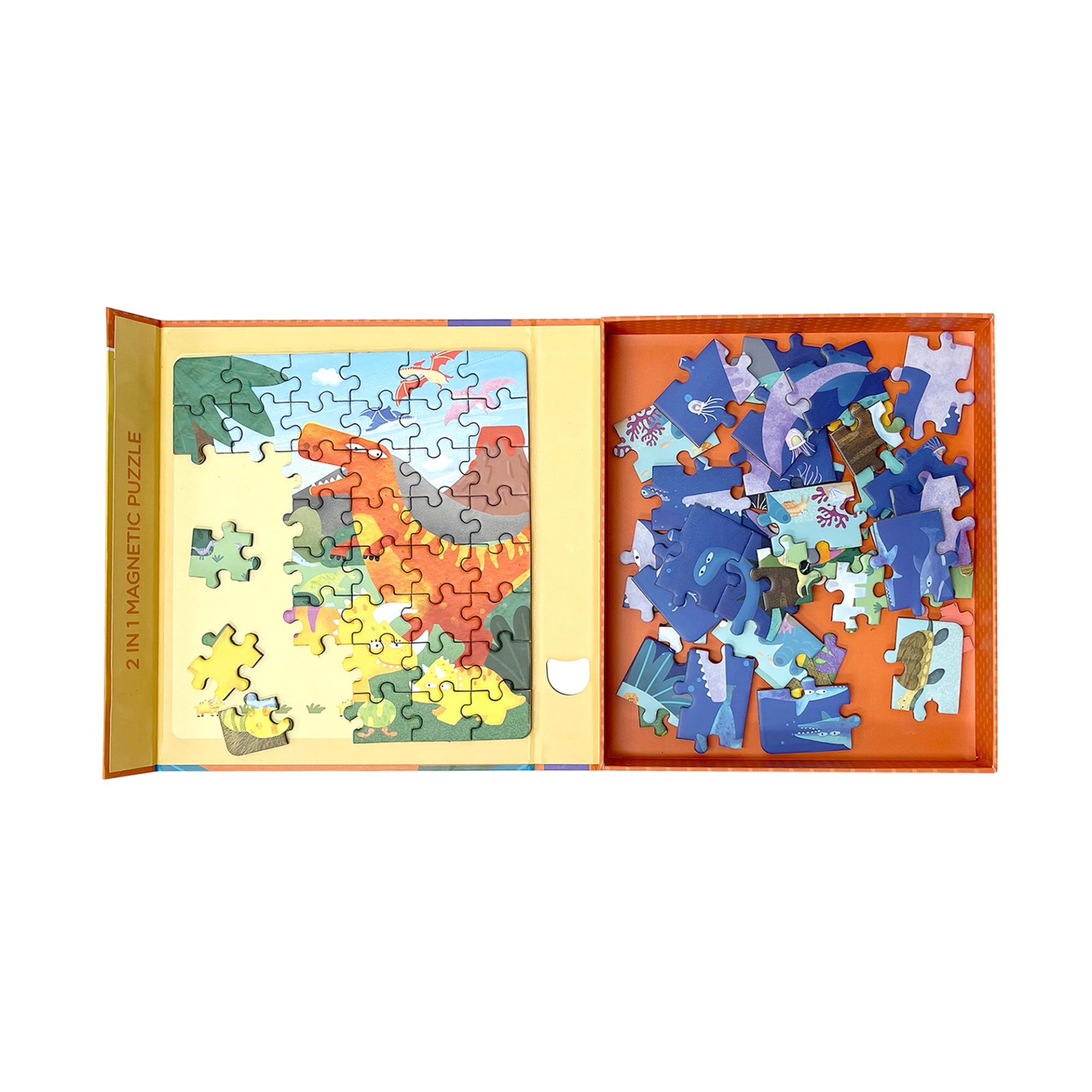 MierEdu 2-In-1 Magnetic Puzzles - Dino - Toyworld Australia