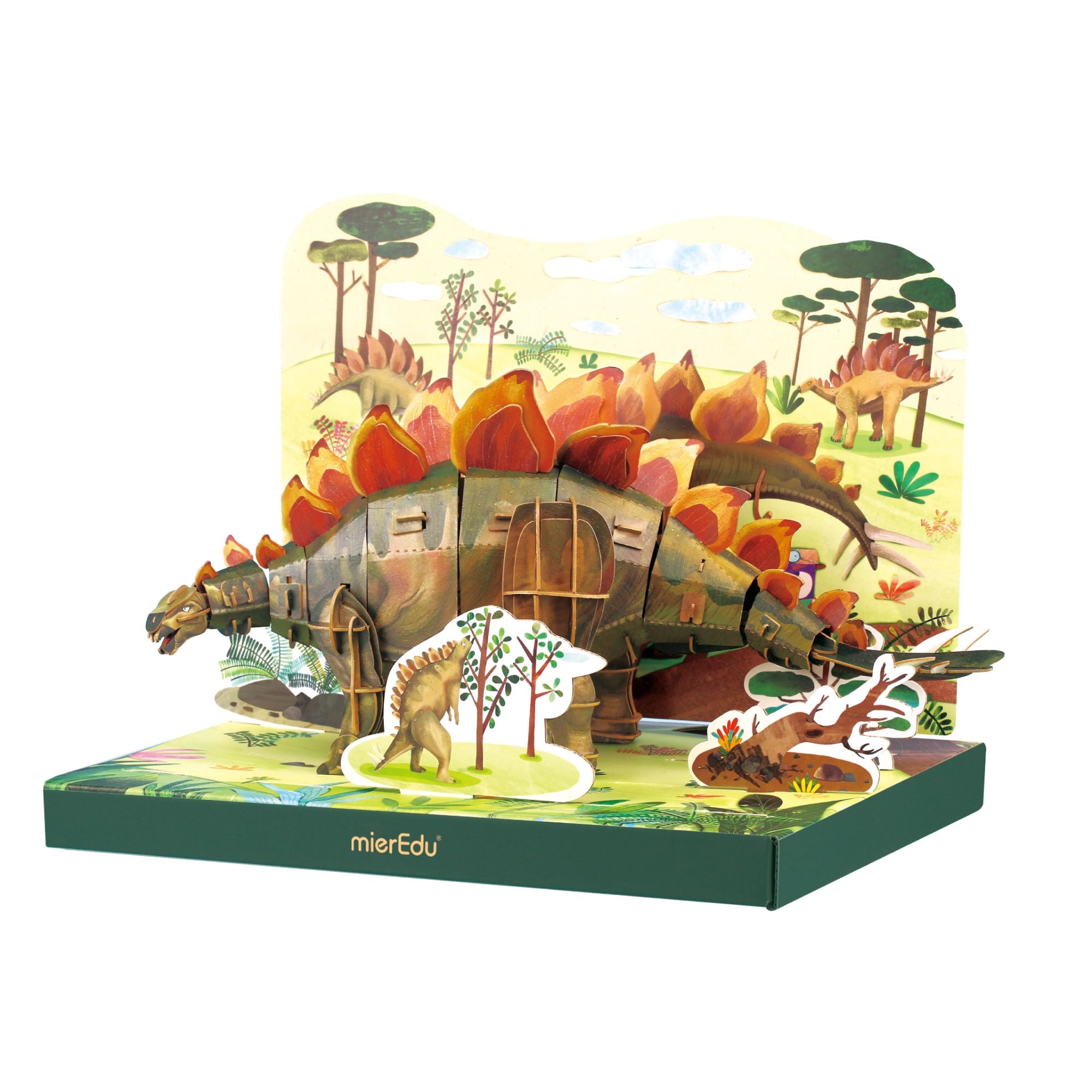 MierEdu Adjustable 3D Puzzle Stegosaurus