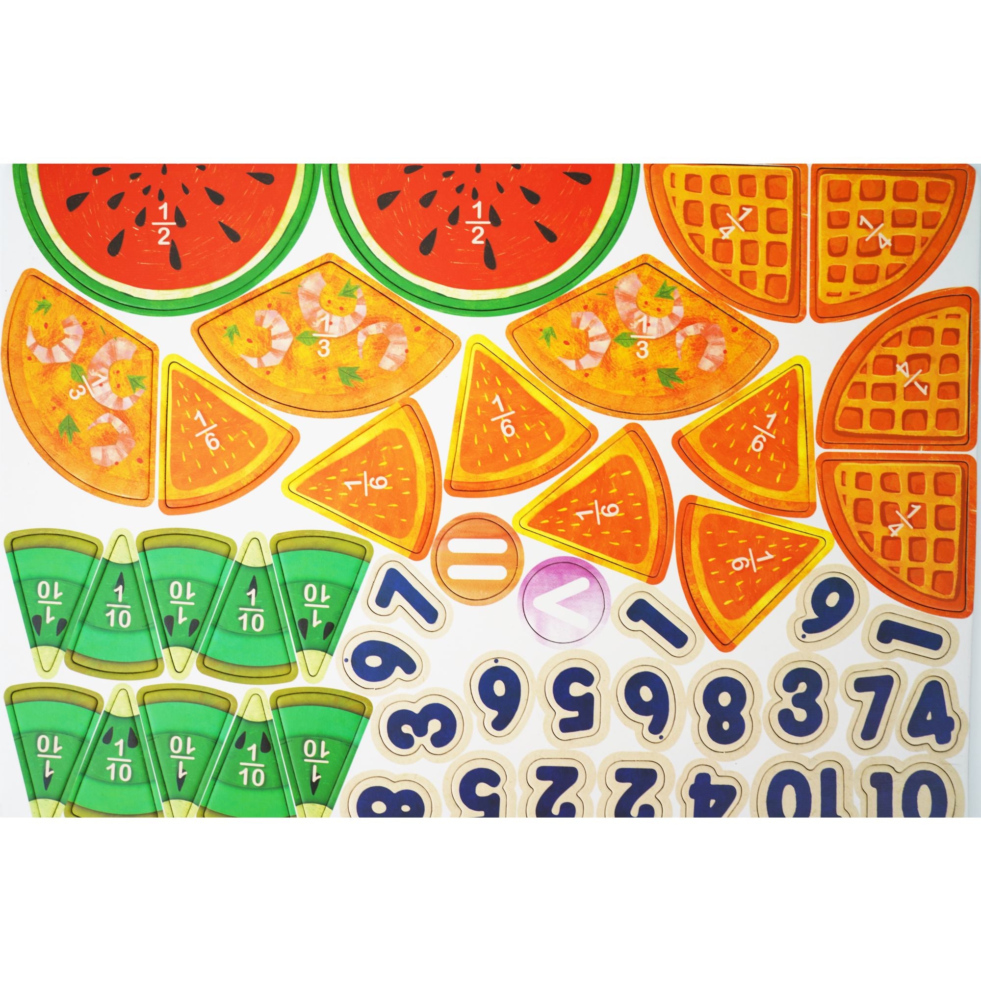 MierEdu Magnetic Pad - Fraction Puzzle