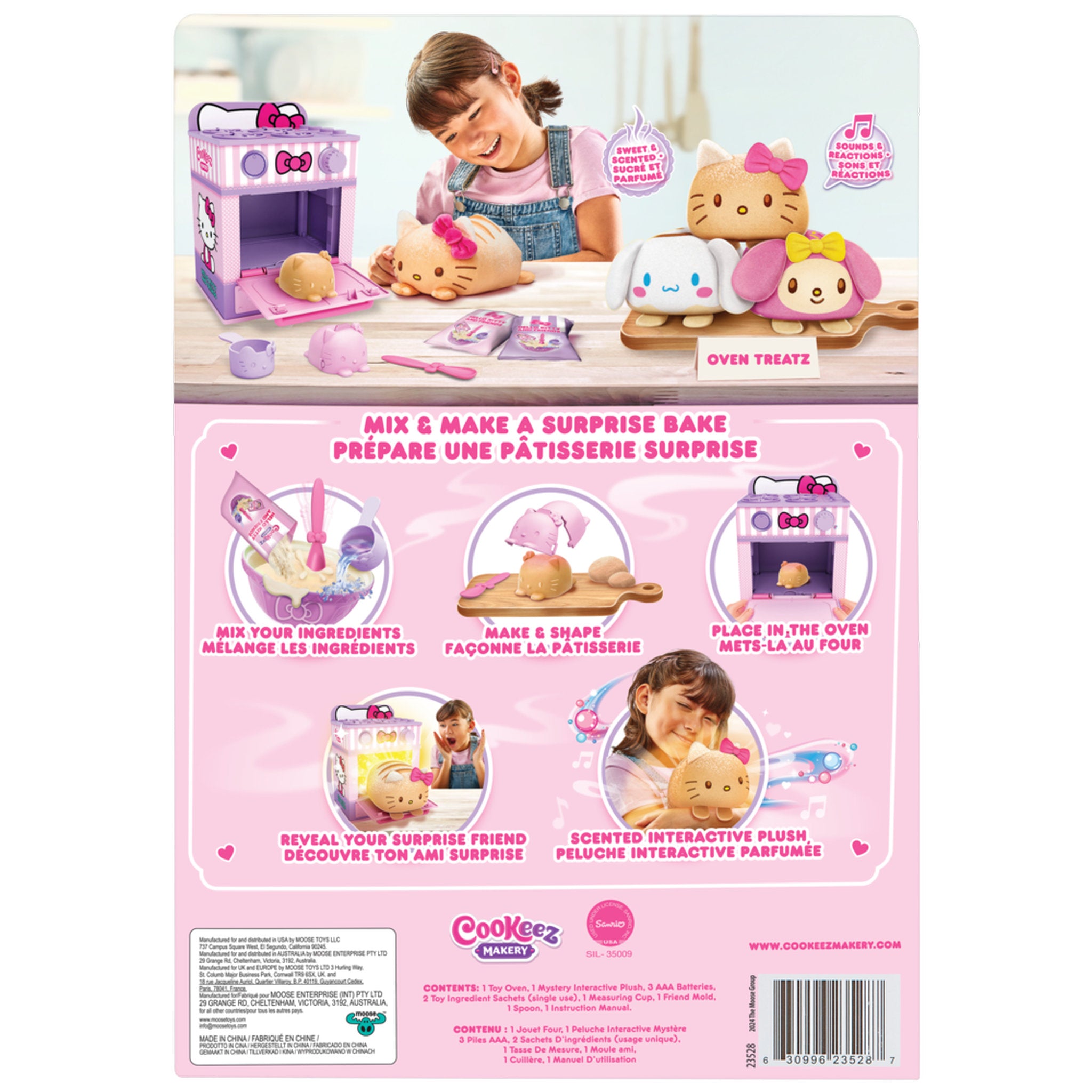 Cookeez Makery Hello Kitty and Friends Oven Playset Assorted Styles