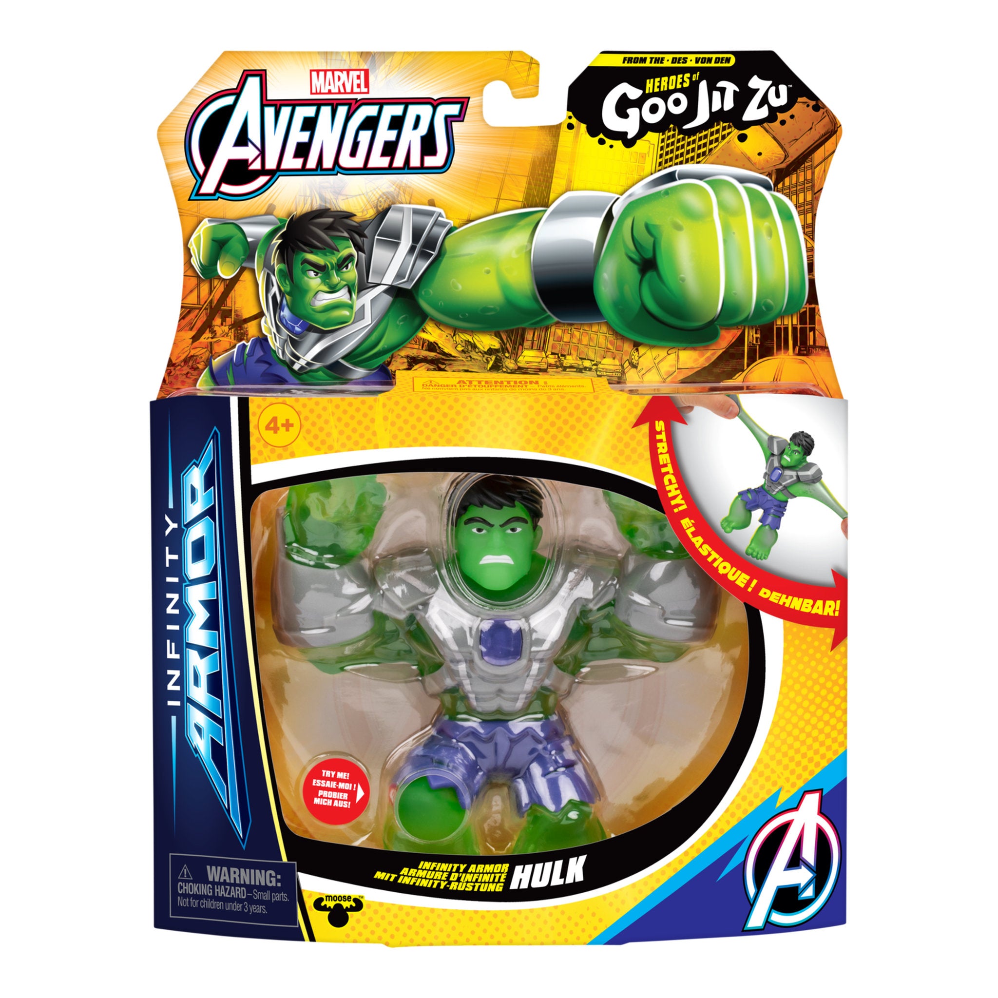 Heroes Of Goo Jit Zu Marvel Avengers Infinity Armor S10 Assorted Styles