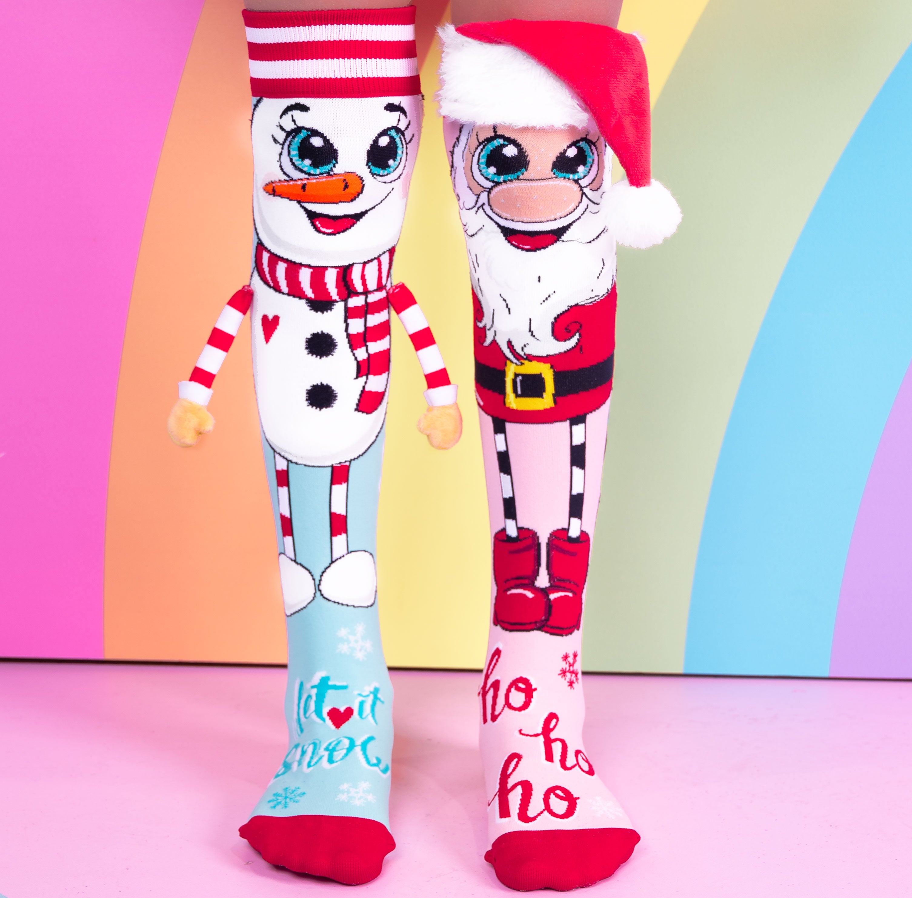 MADMIA Santa & Snowman Adult Socks