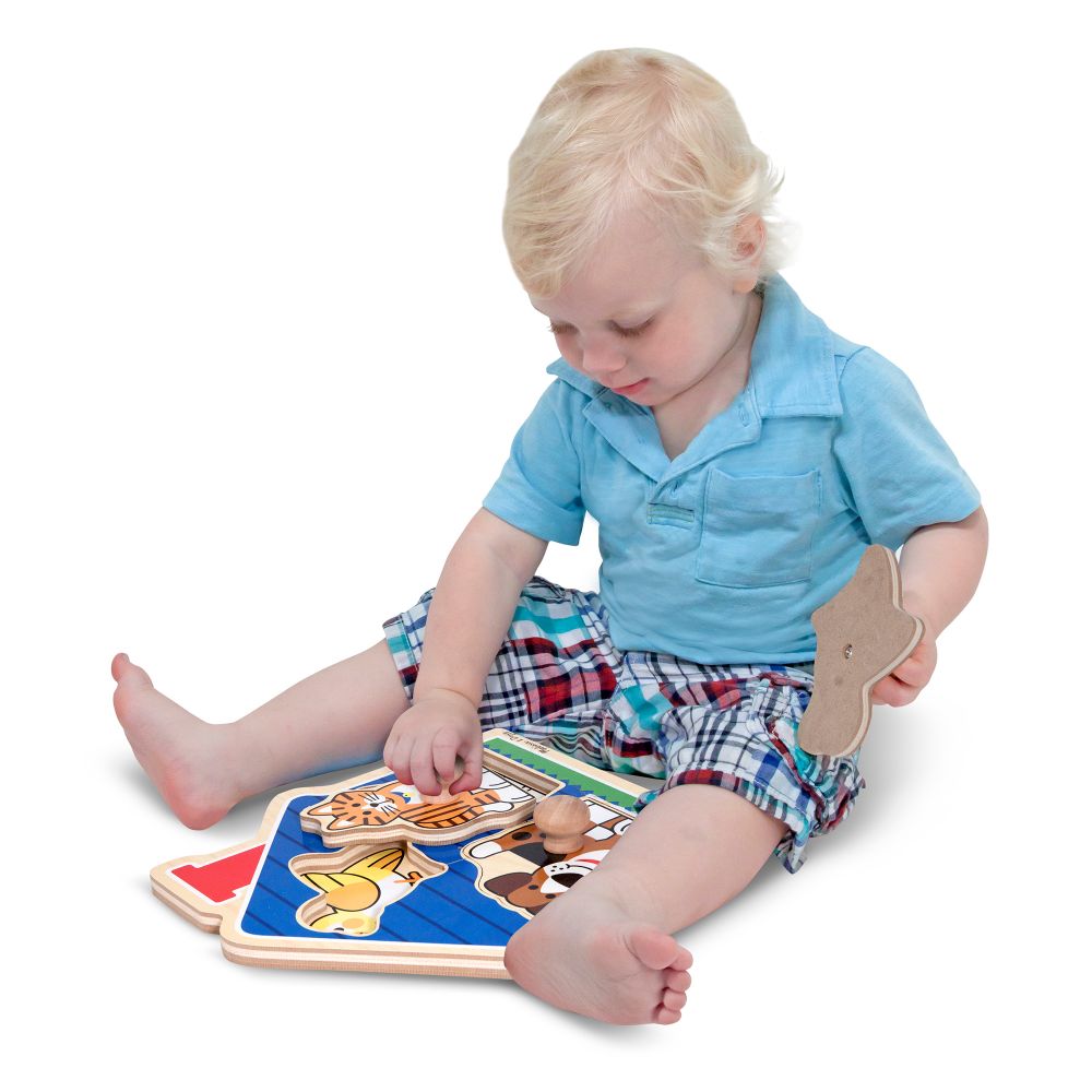 Melissa & Doug - House Pets Knob Puzzle - Toyworld Aus