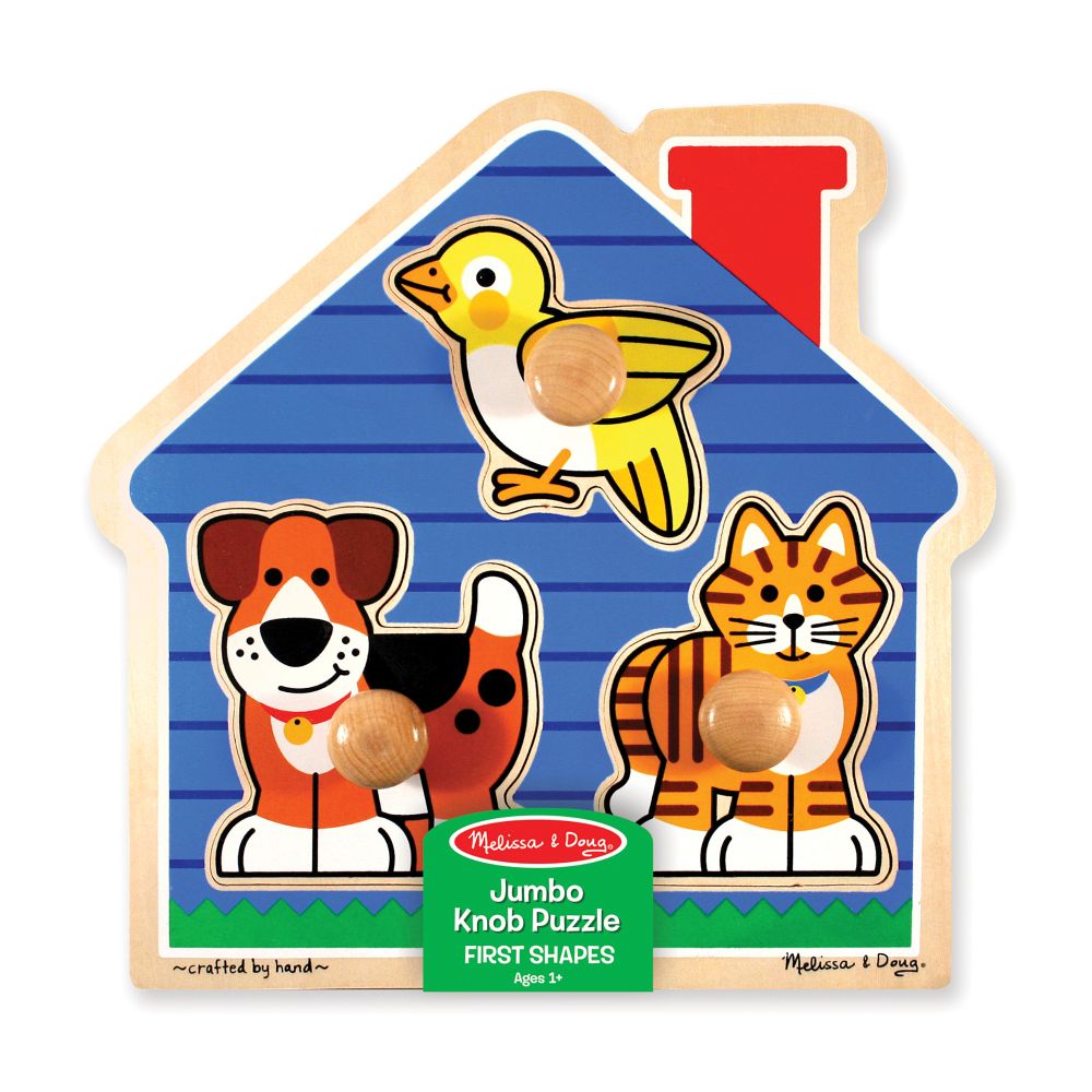 Melissa & Doug - House Pets Knob Puzzle - Toyworld Aus