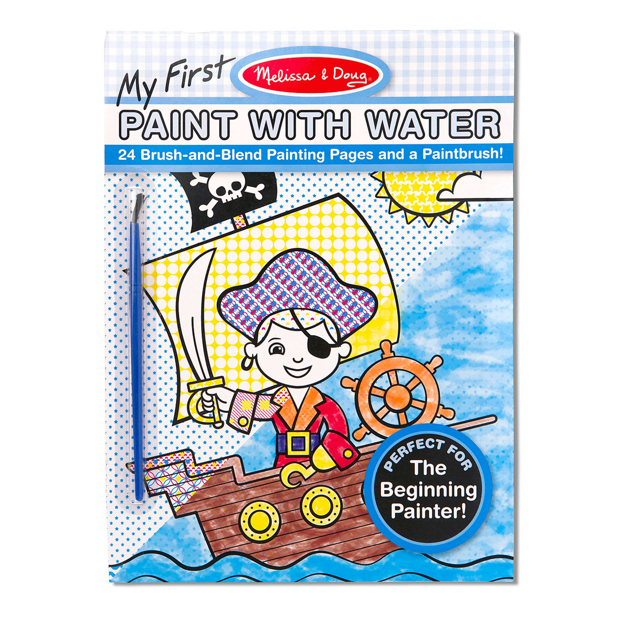 Melissa & Doug My First Paint With Water - Pirates, Space, Construction & More