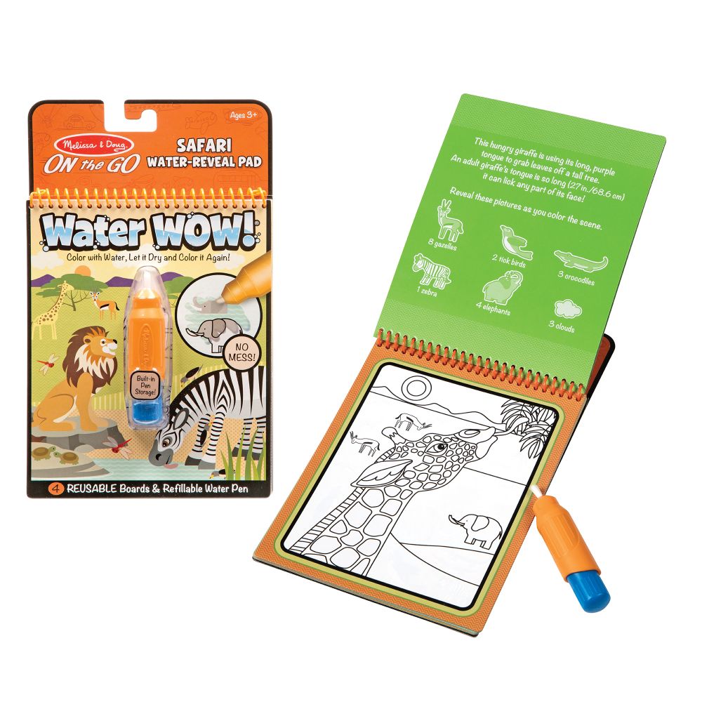 Melissa & Doug - Water Wow! - Safari Water Reveal Pad