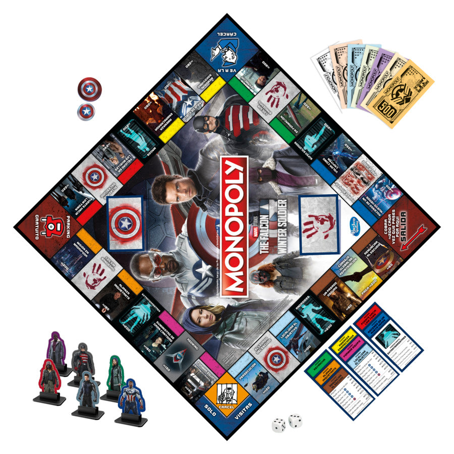 Monopoly Marvel Studios Falcon And Winter Soldier Edition