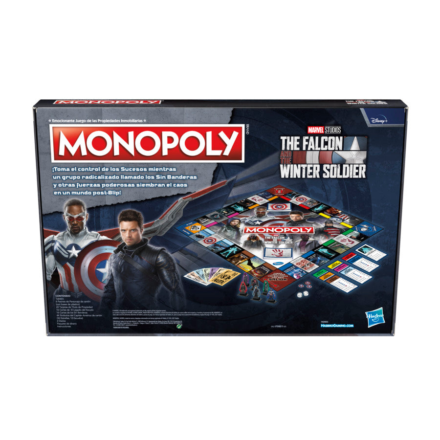 Monopoly Marvel Studios Falcon And Winter Soldier Edition