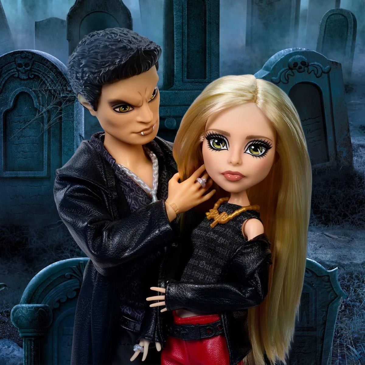 Monster High Skullector Buffy The Vampire Slayer Doll - Buffy and Angel 2 Pack