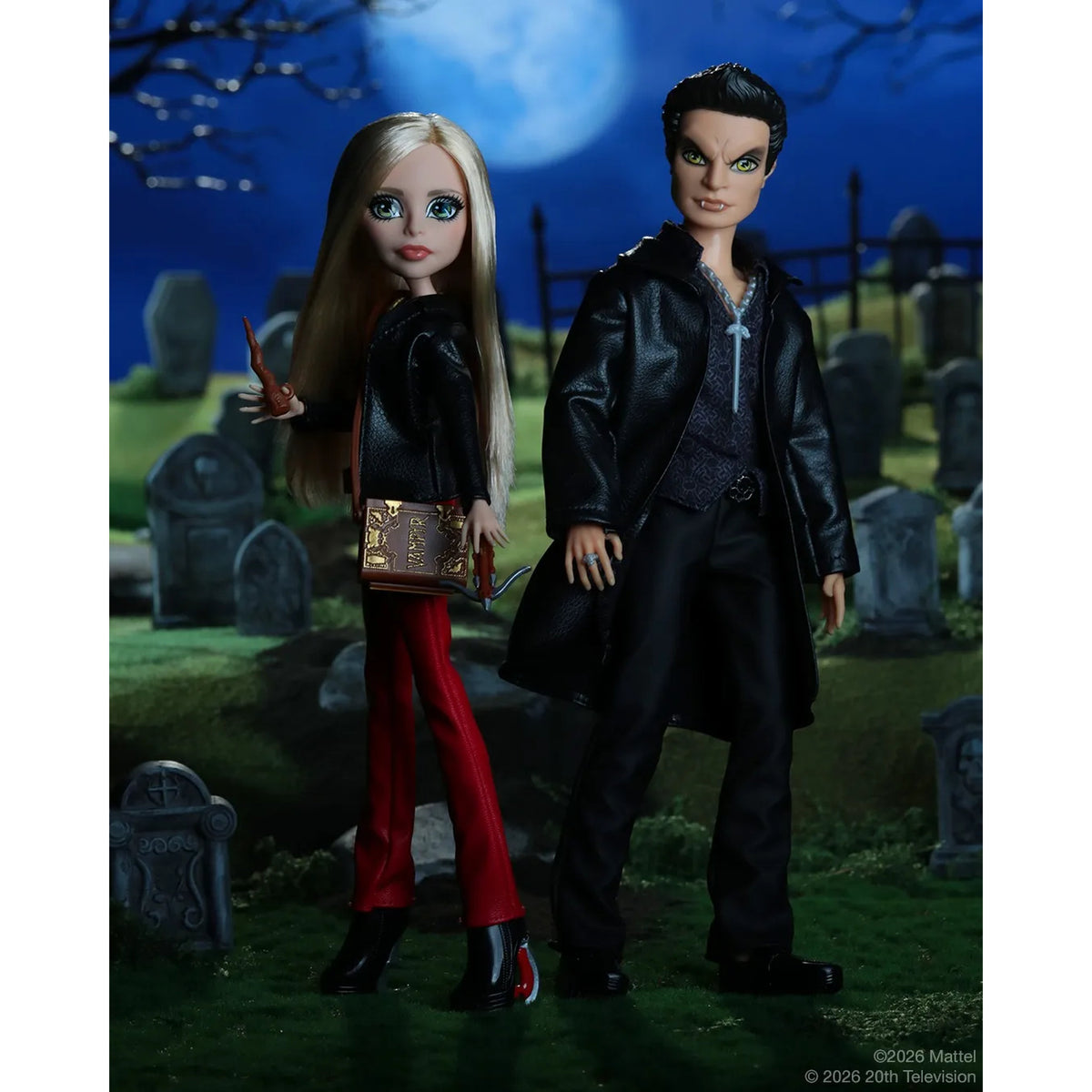 Monster High Skullector Buffy The Vampire Slayer Doll - Buffy and Angel 2 Pack