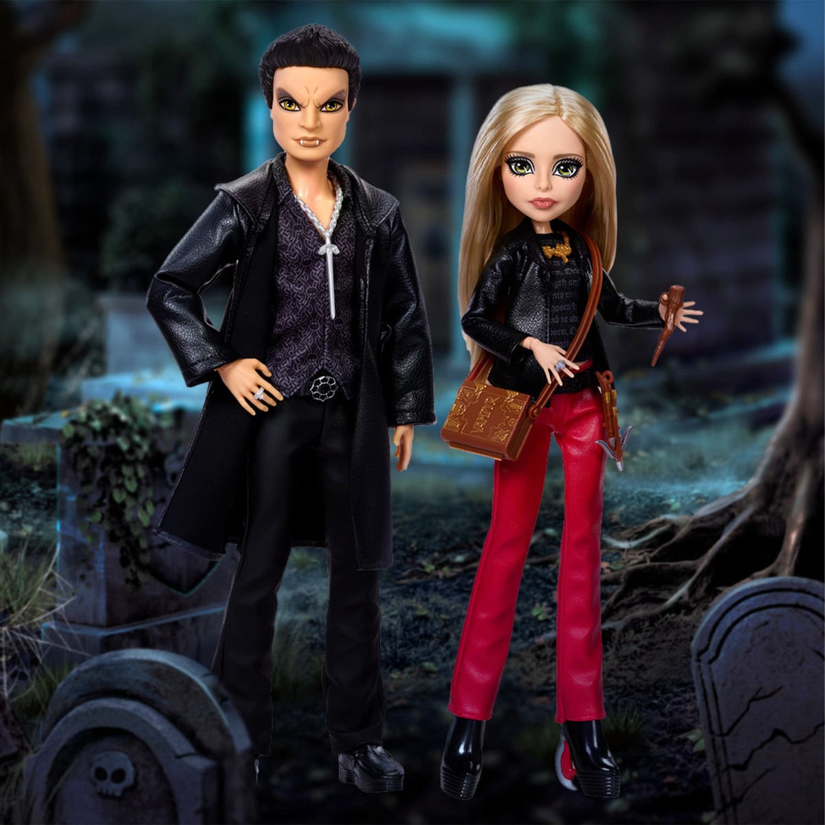 Monster High Skullector Buffy The Vampire Slayer Doll - Buffy and Angel 2 Pack