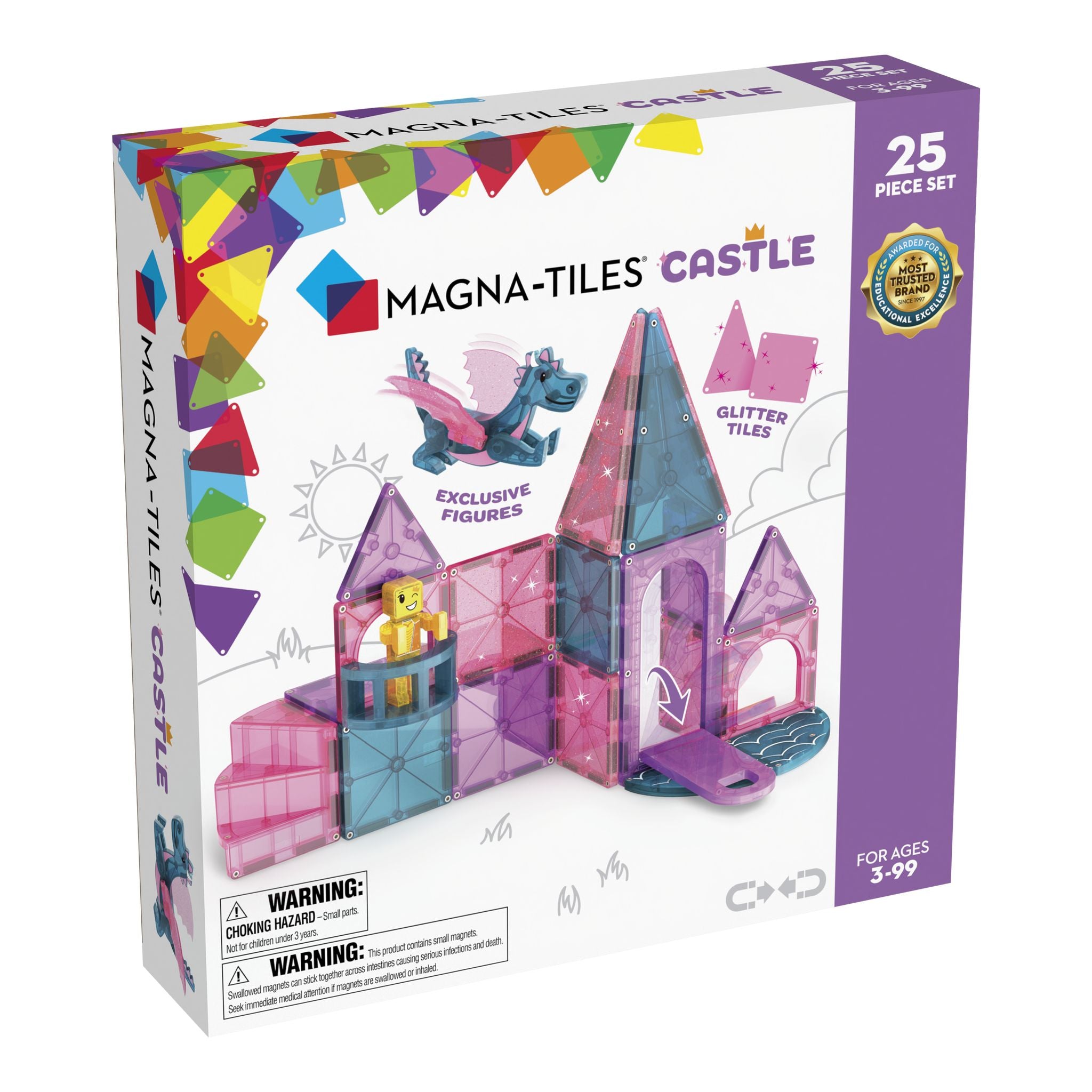MAGNA-TILES Castle 25-Piece  Set