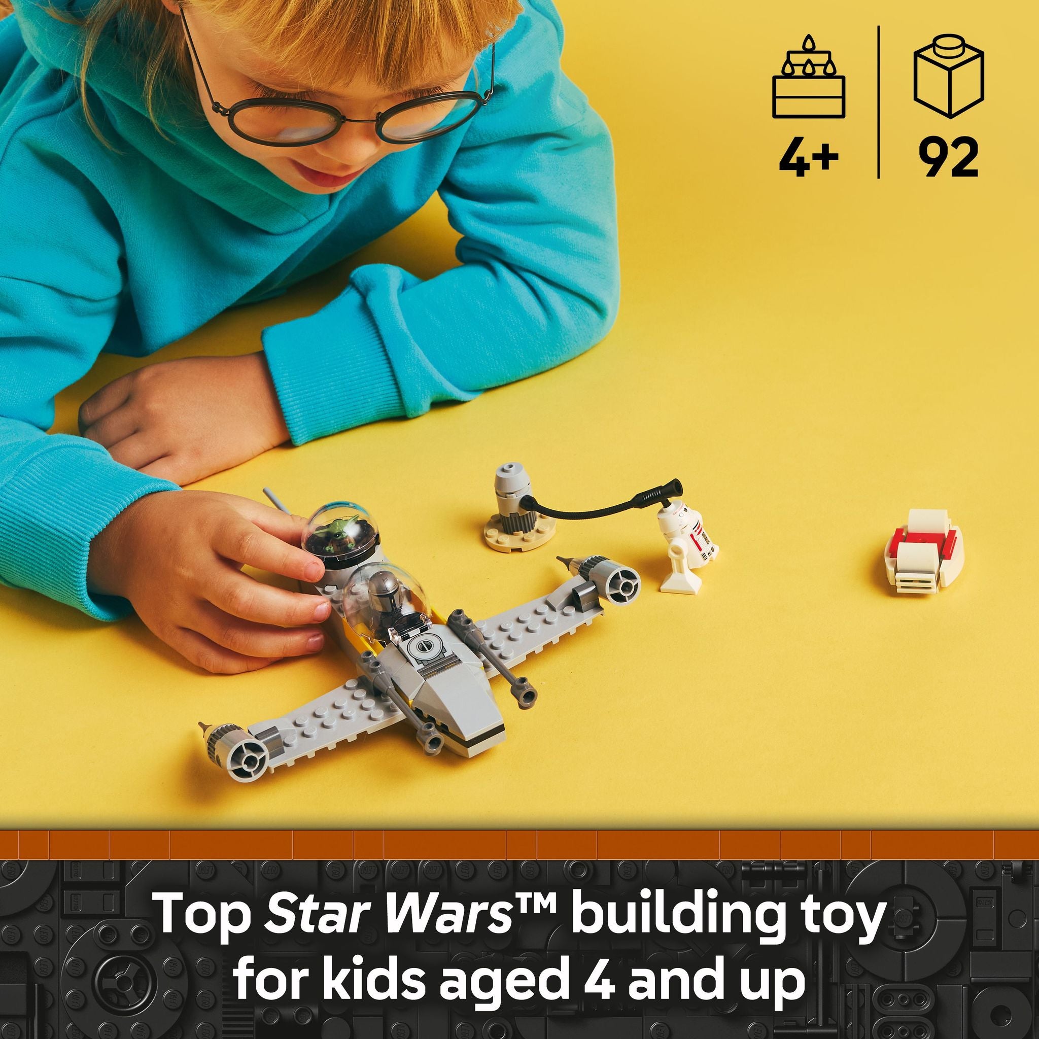 LEGO 75410 Star Wars Mando and Grogu's N-1 Starfighter