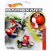Hot Wheels Mario Kart Red Yoshi Standard Kart - Toyworld Australia