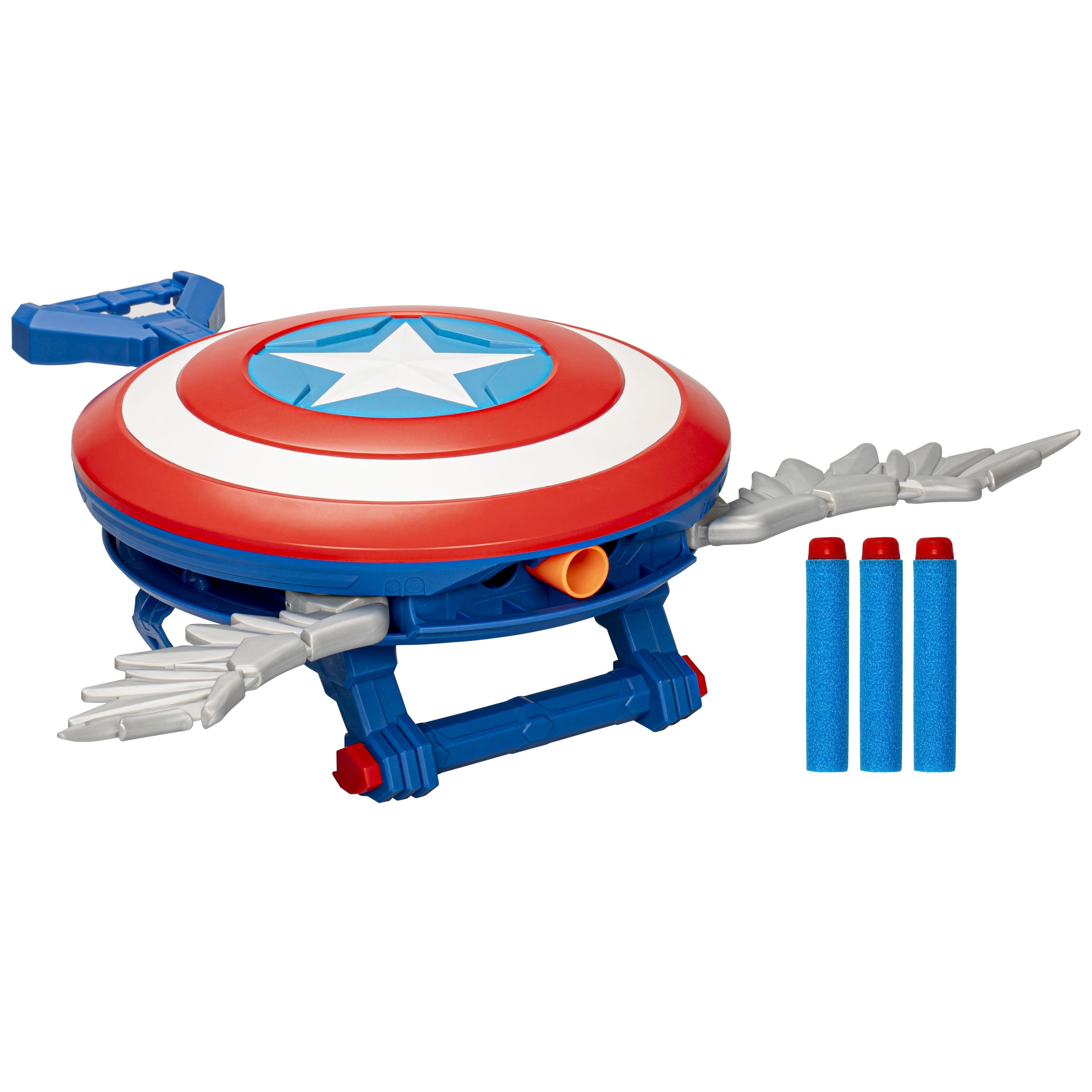 Marvel Studios Captain America Brave New World NERF Skyshot Blaster - Toyworld Australia