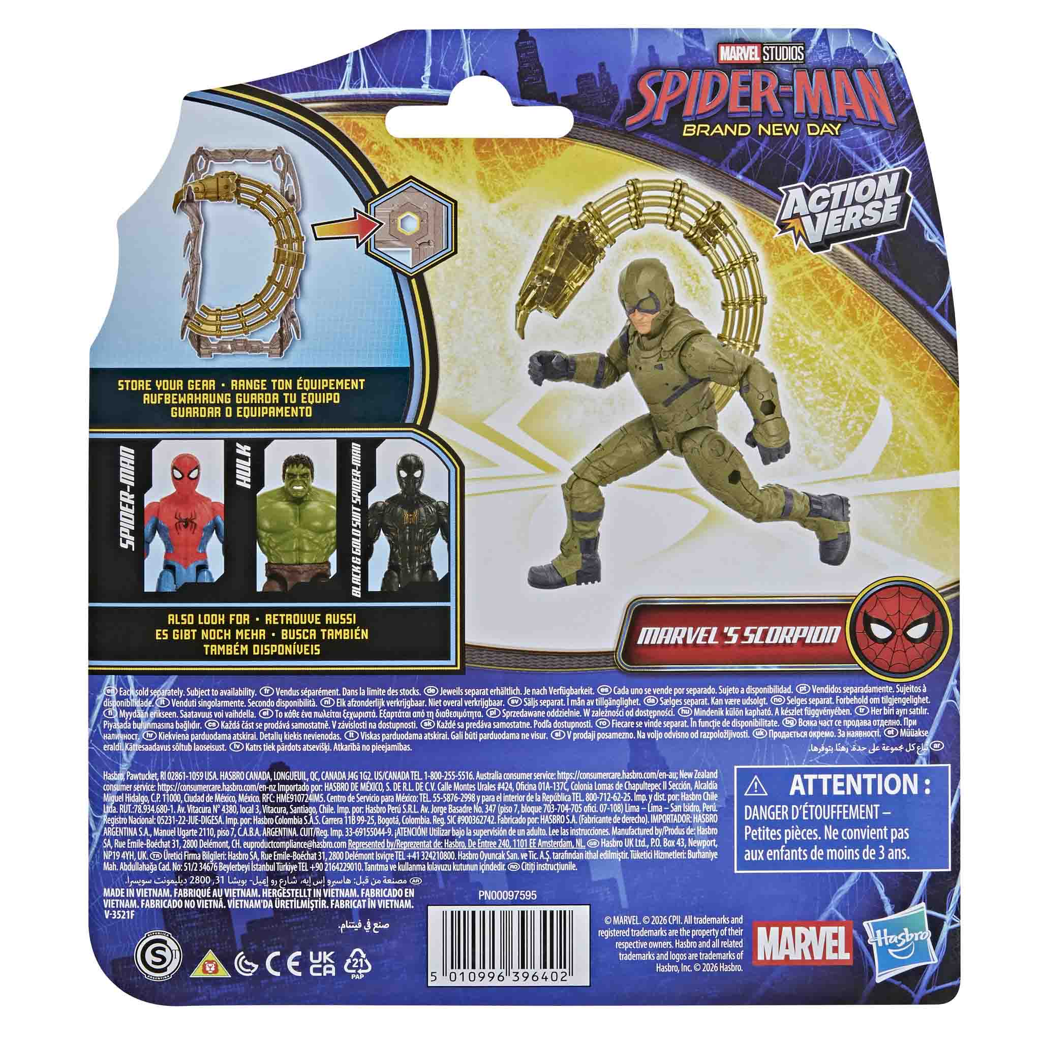 Marvel Spider-Man Brand New Day ActionVerse Figure - Marvel’s Scorpion