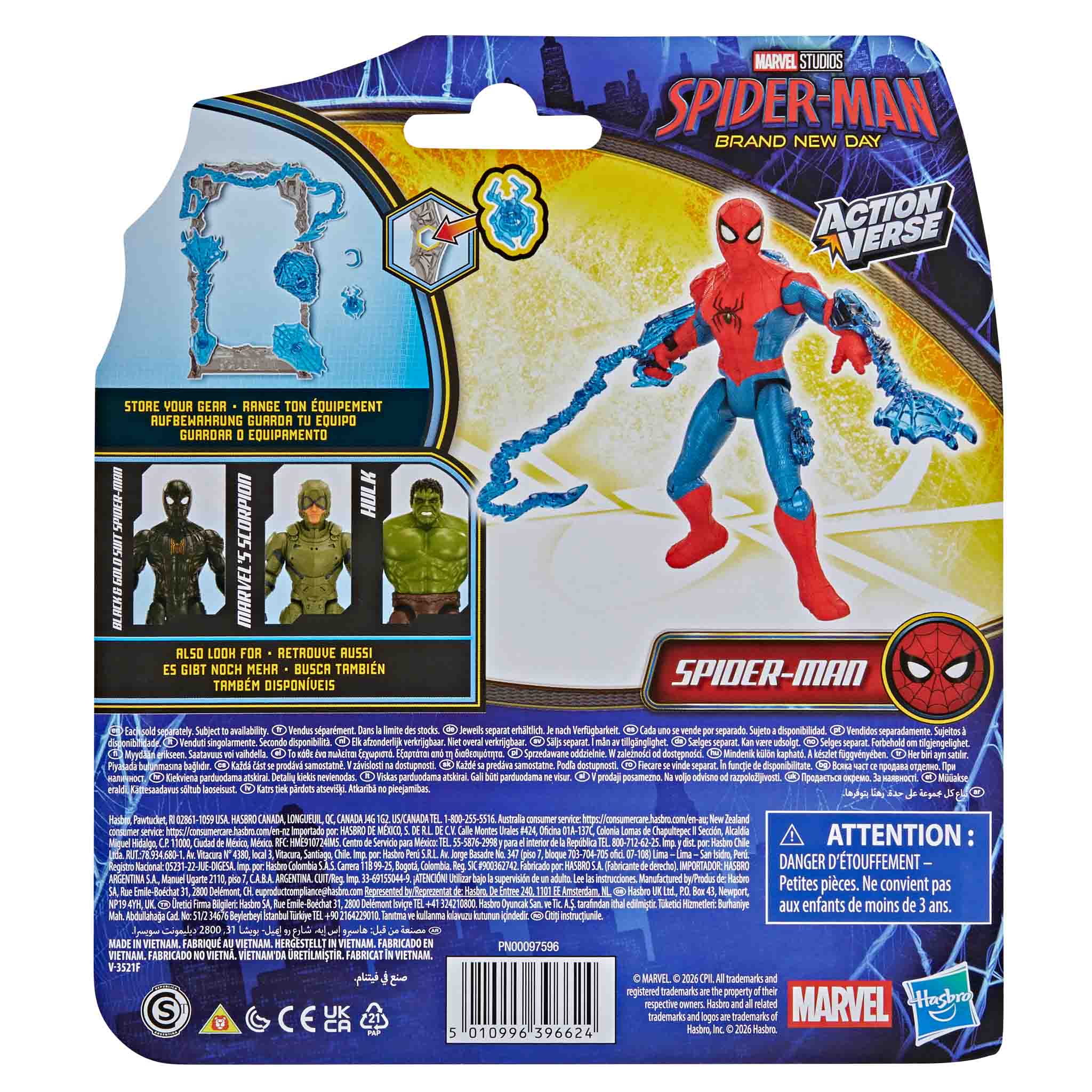 Marvel Spider-Man Brand New Day ActionVerse Spider-Man Figure