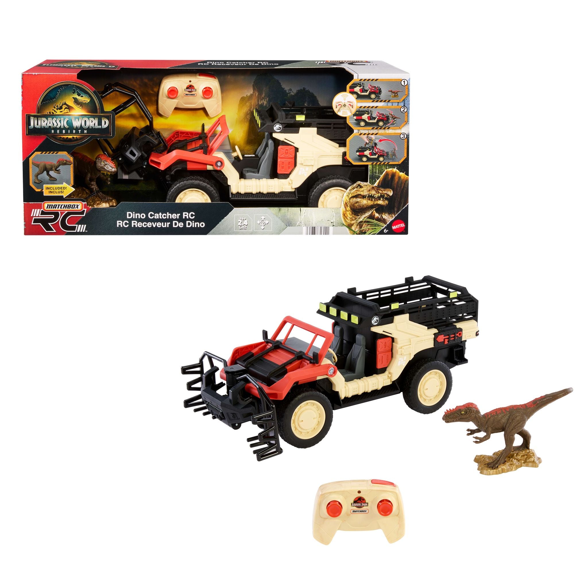 Matchbox Remote Control Jurassic World Dino Catcher
