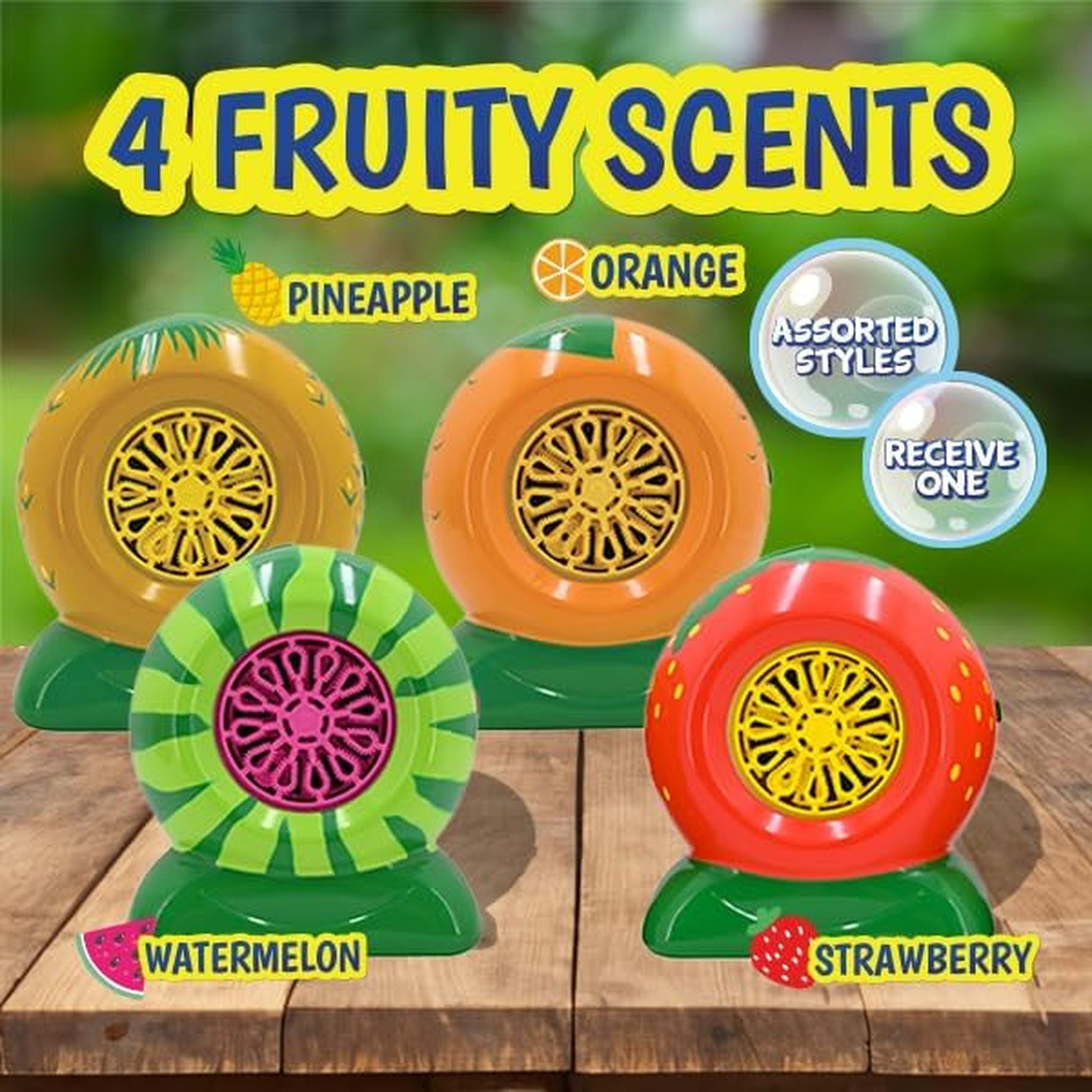 Maxx Bubbles Mini Fruit Bubbler Assorted Styles - Toyworld Australia