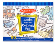 Melissa & Doug Jumbo Colouring Pad Blue