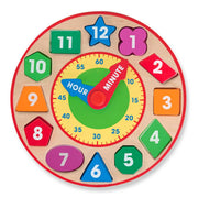 Melissa & Doug - Classic Toy Shape Sorting Clock