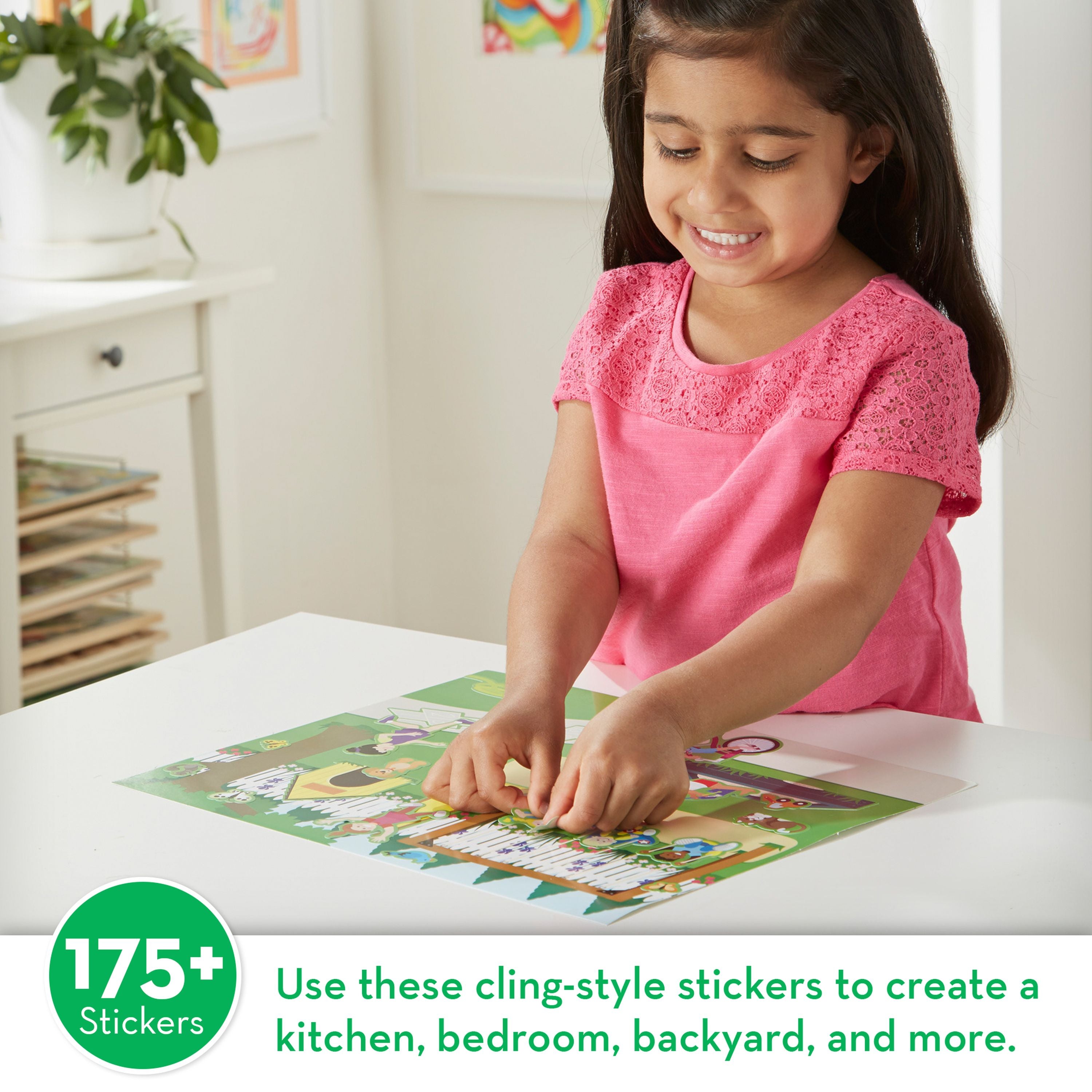 Melissa & Doug Reusable Sticker Pad - Play House