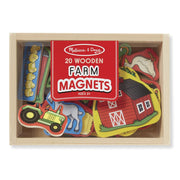 Melissa & Doug - Wooden Farm Magnets - Toyworld Aus