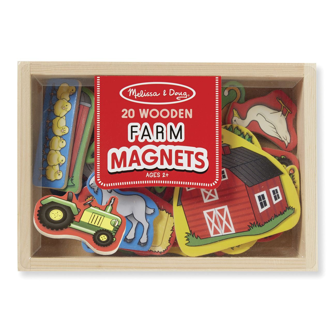 Melissa & Doug - Wooden Farm Magnets - Toyworld Aus