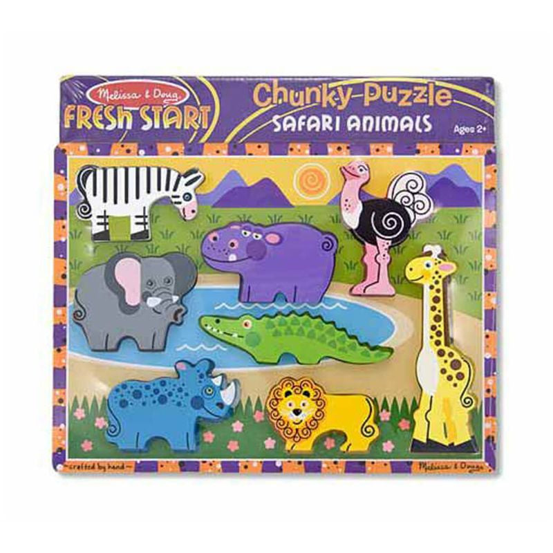 Melissa & Doug - Chunky Puzzle Safari Animals