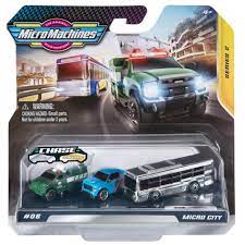 MICRO MACHINES 3 PACK MICRO CITY  SILVER