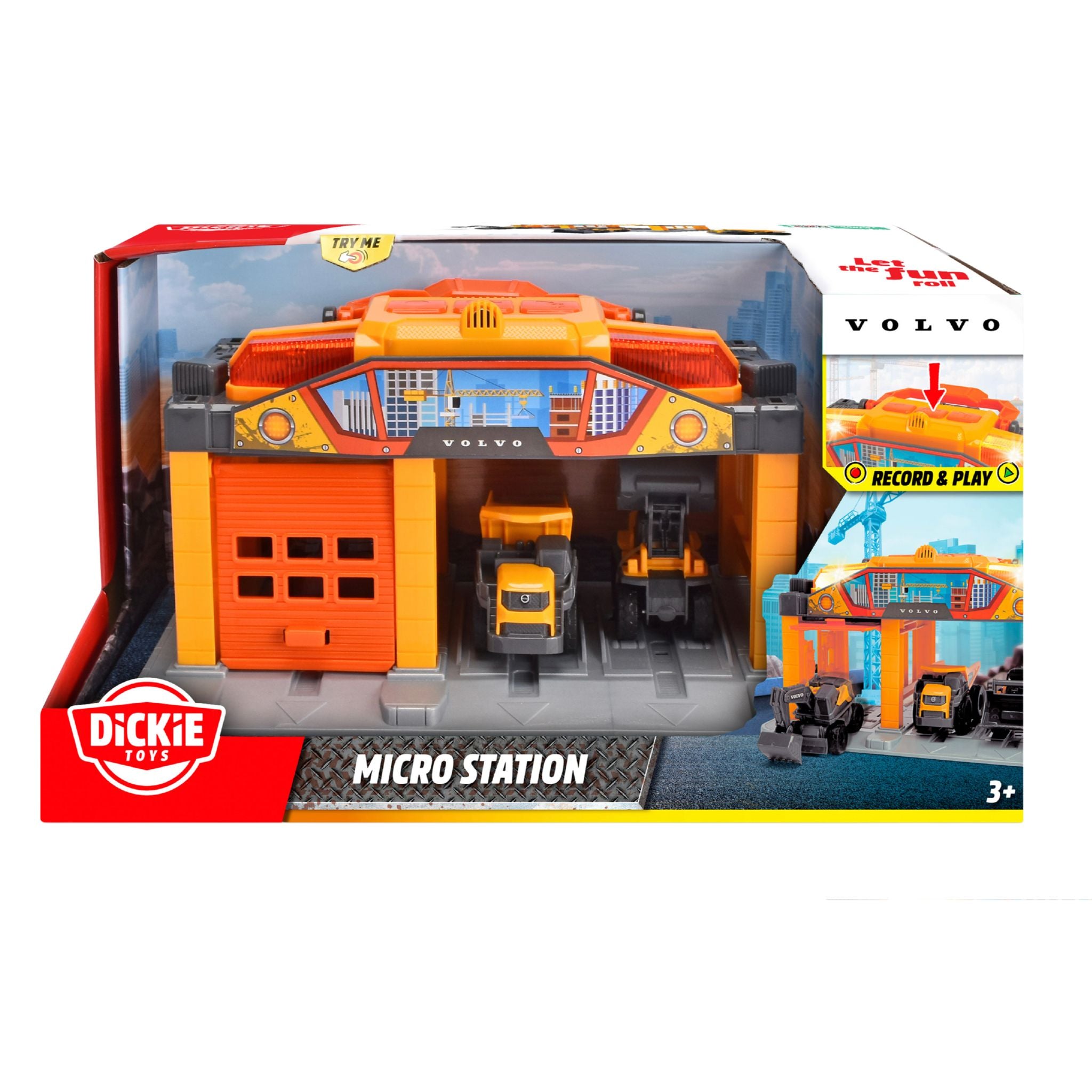 Dickie Toys Micro Construction Station Playset