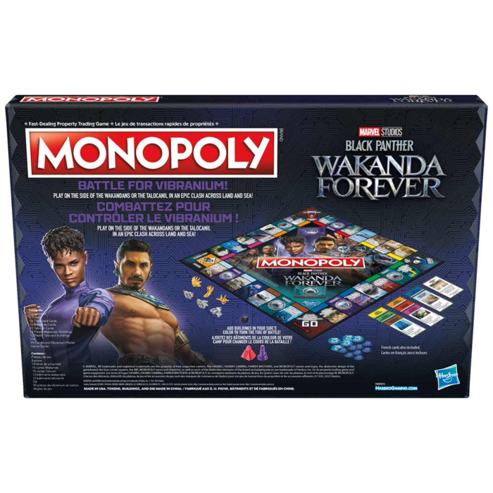 Monopoly Marvel Black Panther Wakanda Forever Edition
