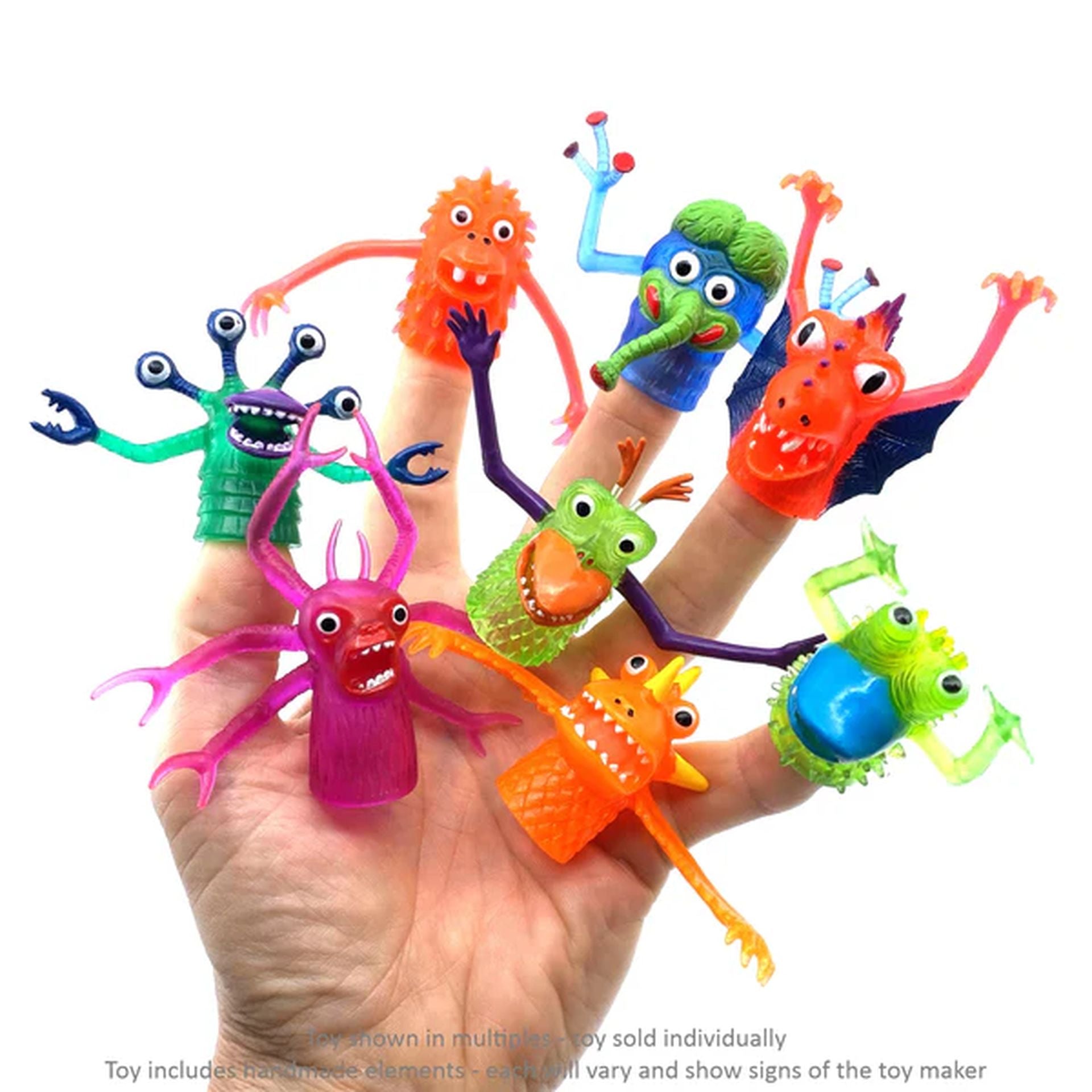 Terrifying Finger Monster Finger Puppets Assorted Styles