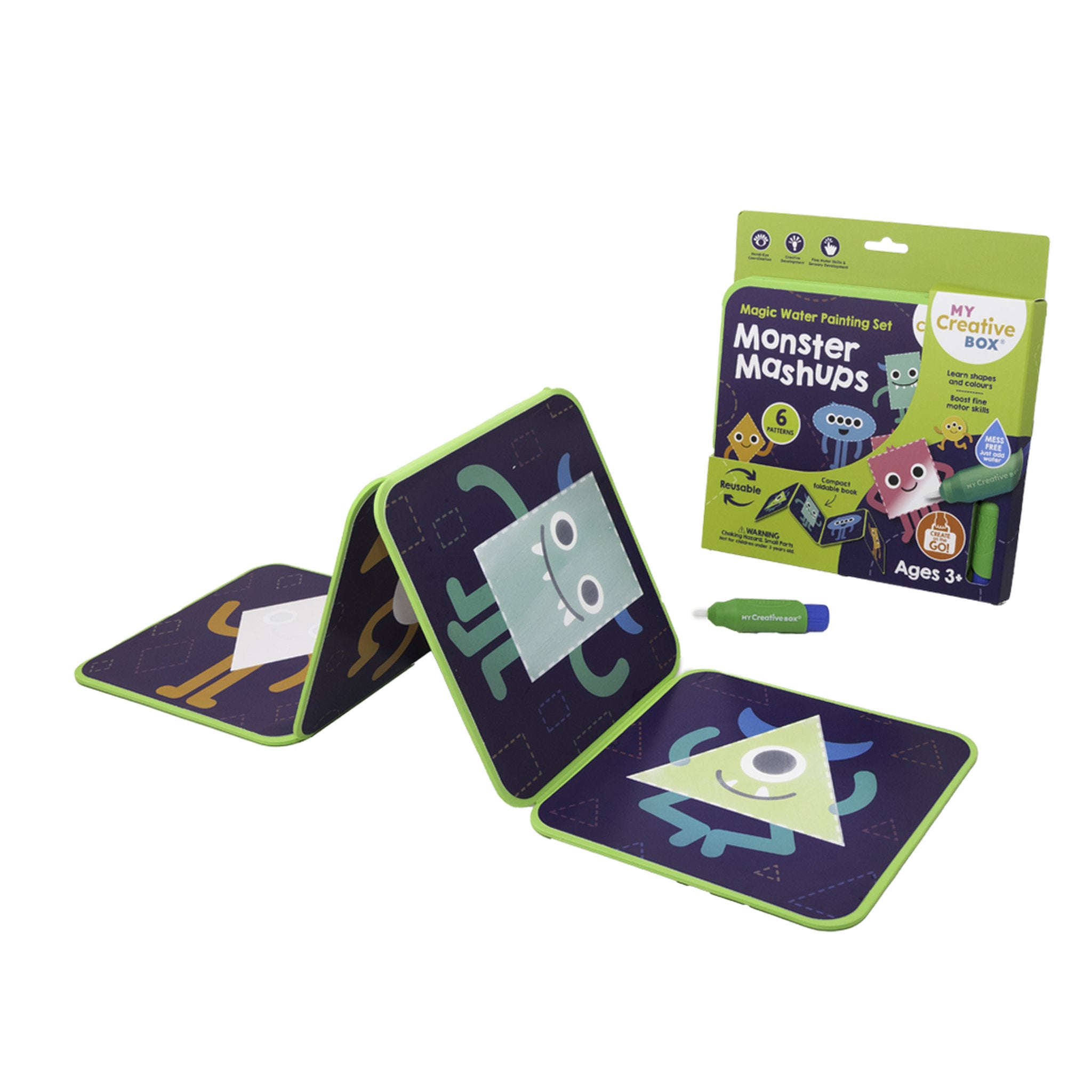My Creative Box Magic Water Painting Set - Monster Mashups