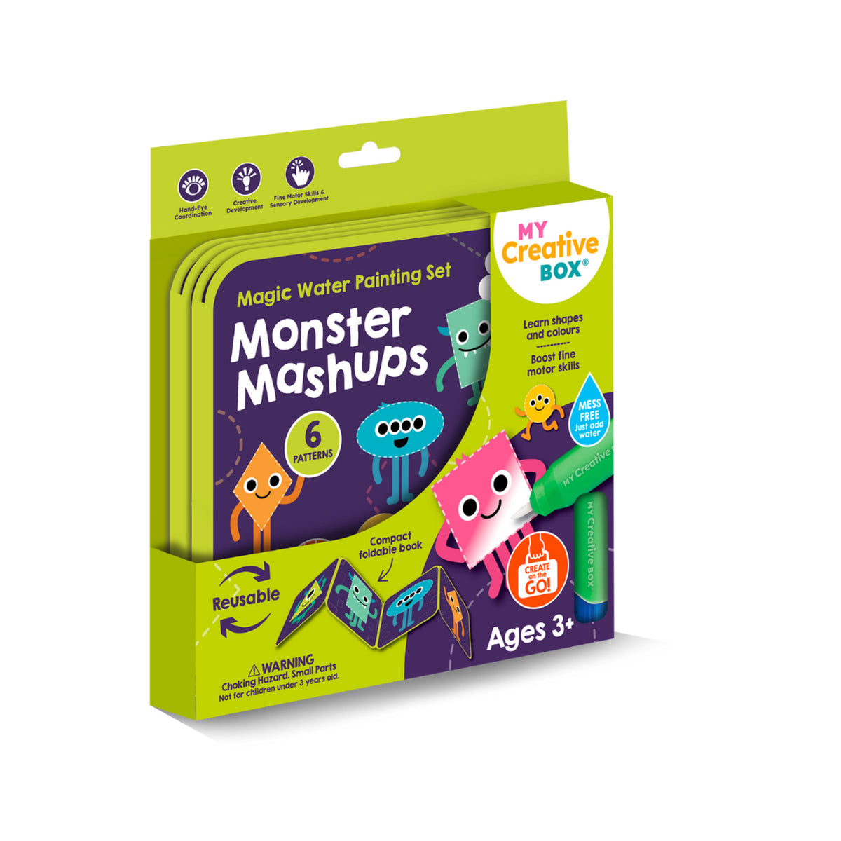 My Creative Box Magic Water Painting Set - Monster Mashups