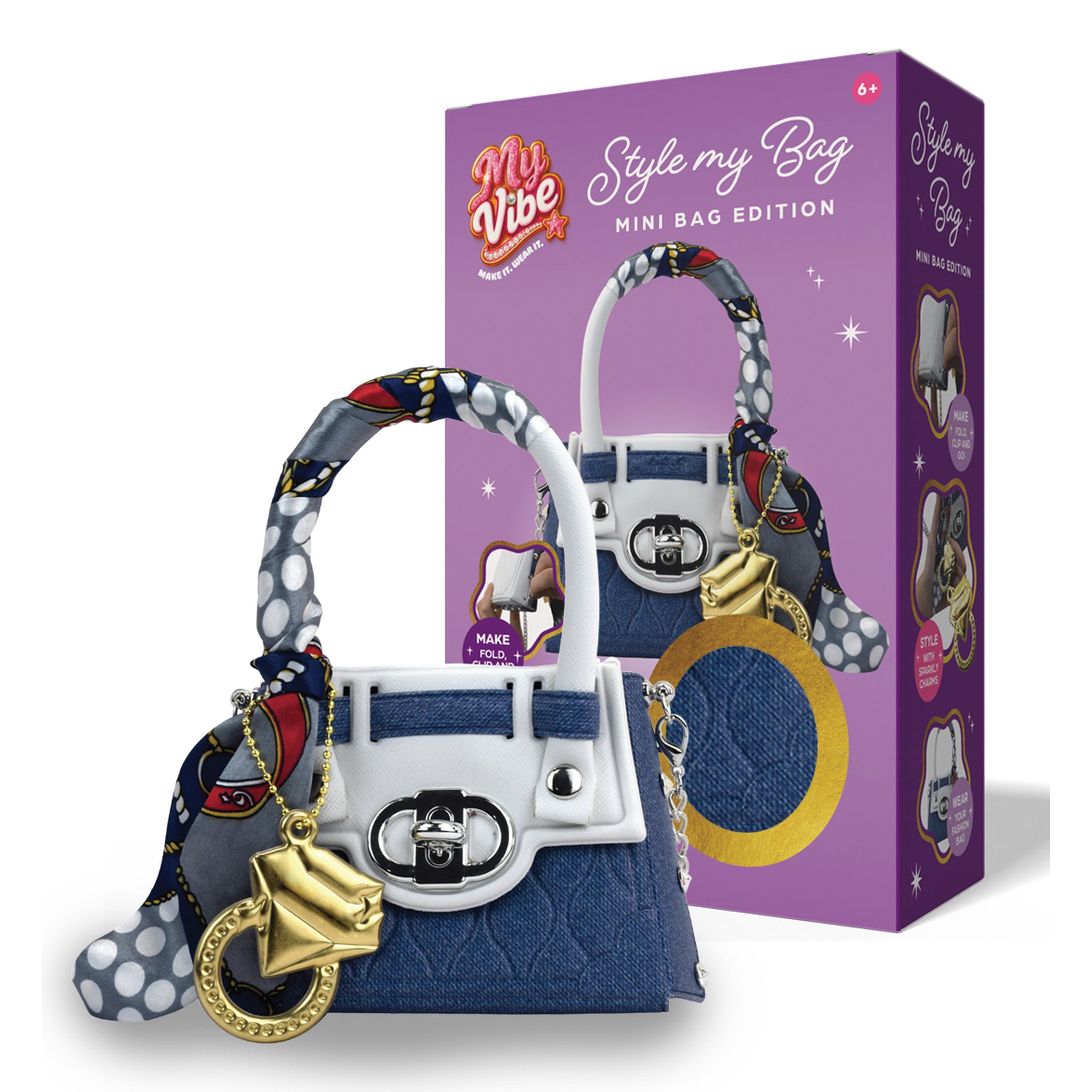 My Vibe Make Your Own Style Bag - Denim Darling