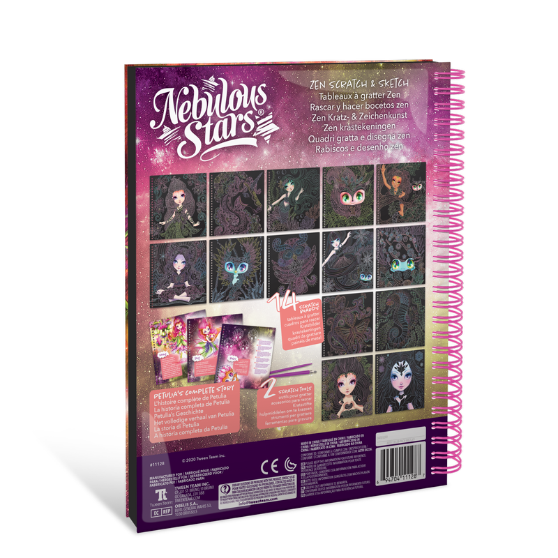 Nebulous Stars Zen Scratch & Sketch Creative Book