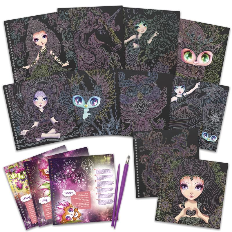 Nebulous Stars Zen Scratch & Sketch Creative Book