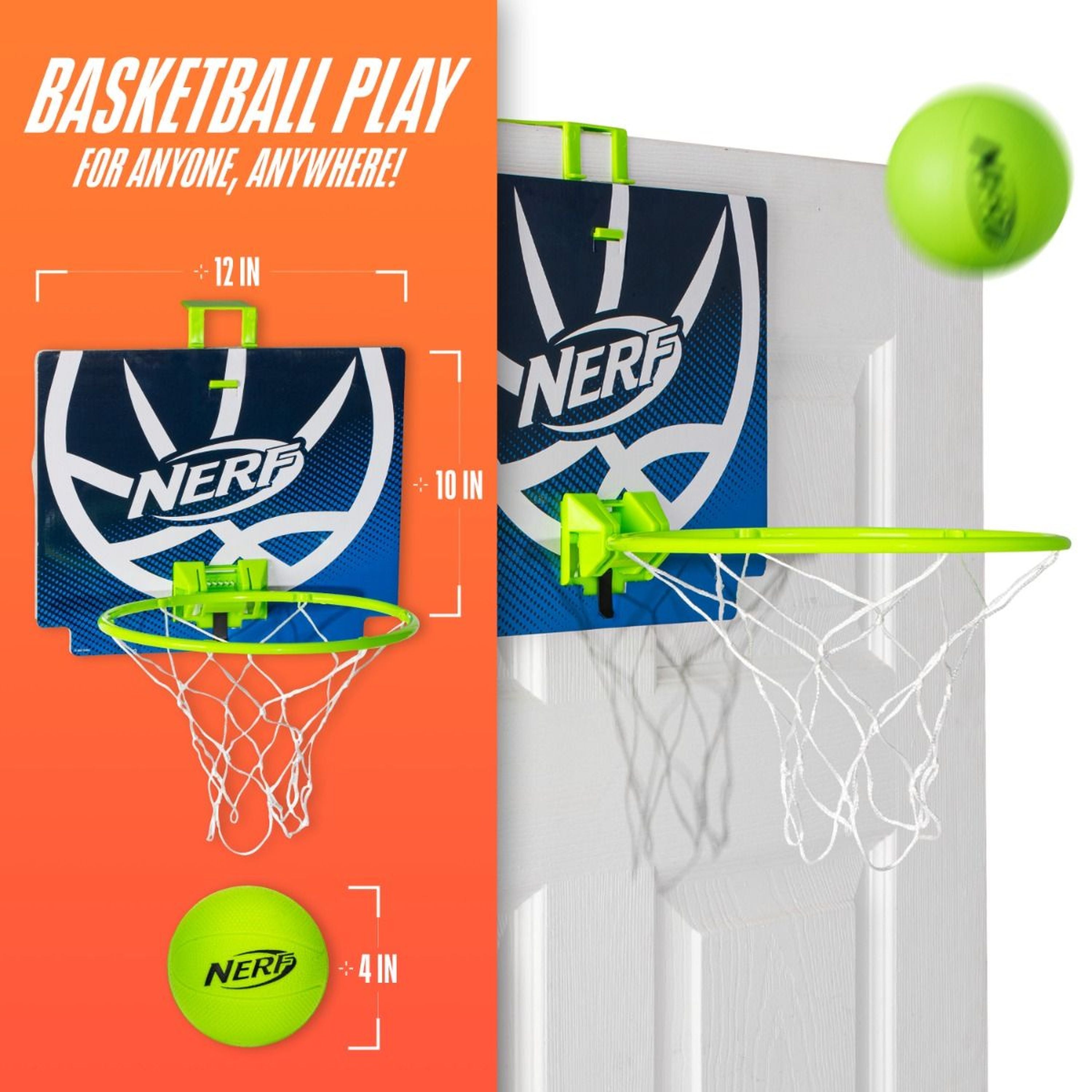 NERF Sports NERFoop Mini Basketball Hoop - Green