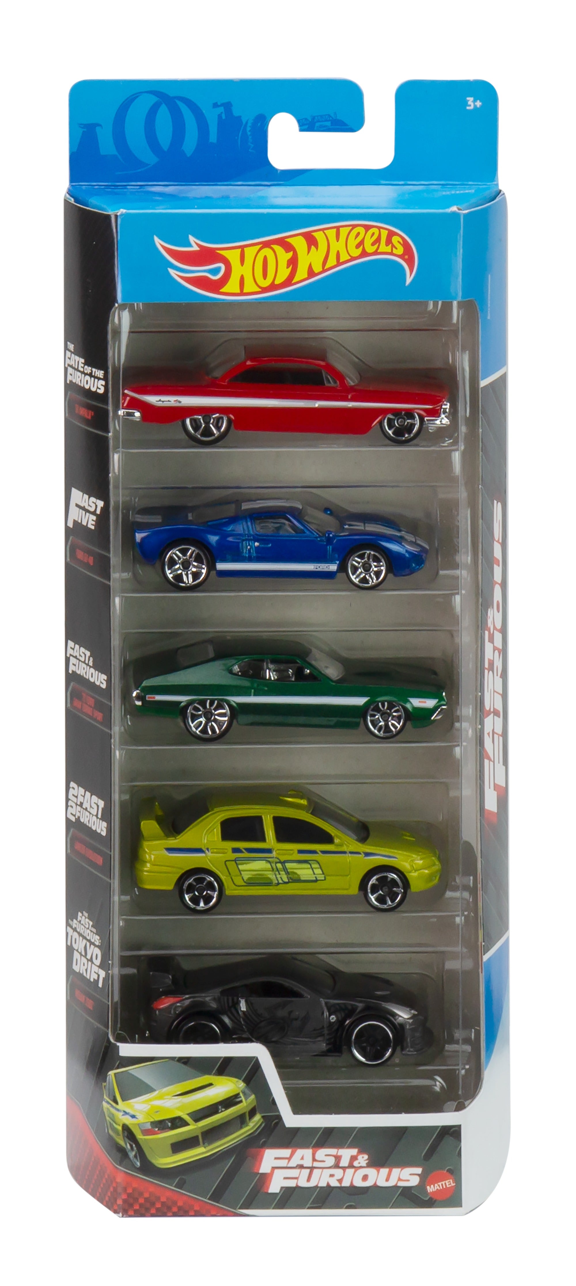 Hot Wheels 5 Car Pack Assorted Styles - Toyworld Australia