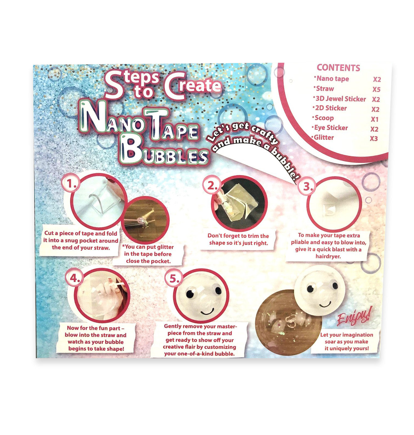 Dream Labz Nano Tape Bubble Diy Playset